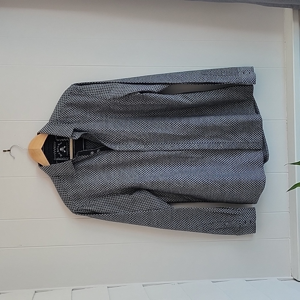 Button down rock and roll shirt